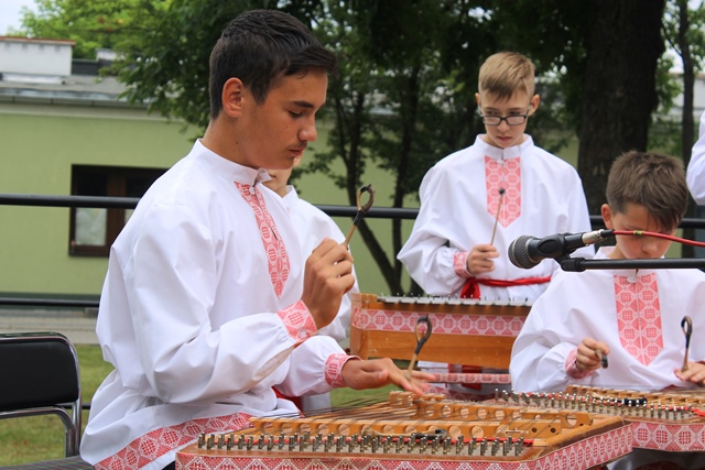 Koncert biaoruskich zespoów ludowych - relacja