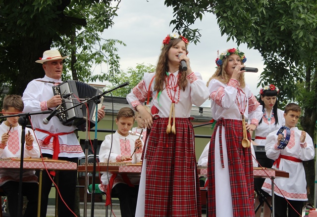 Koncert biaoruskich zespoów ludowych - relacja