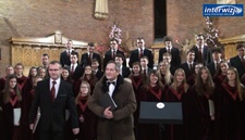 Jerzy Zelnik koldowa z chórem Schola Cantorum Misericordis Christi