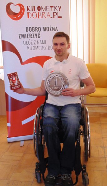 Paraolimpijczyk Kamil Rzsa - kolejnym Ambasadorem "Kilometrów Dobra 2017"